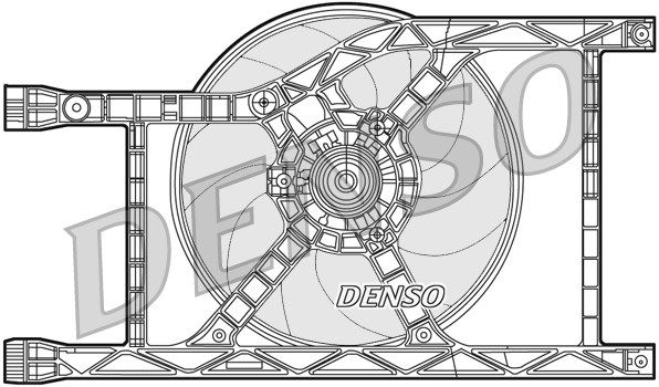 DENSO Вентилятор, охлаждение двигателя DER09045