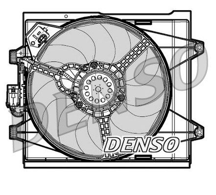 DENSO Вентилятор, охлаждение двигателя DER09048