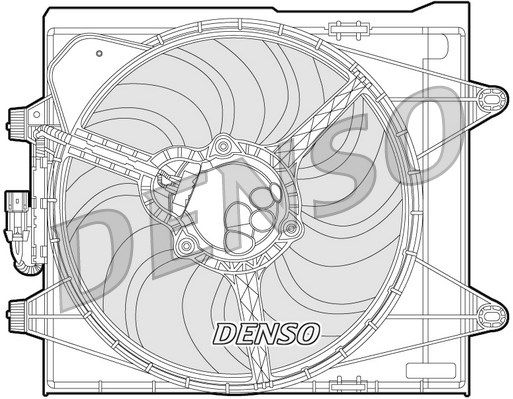 DENSO Ventilaator,mootorijahutus DER09052