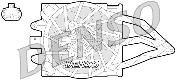 DENSO Ventilaator,mootorijahutus DER09057