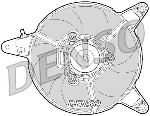 DENSO Ventilaator,mootorijahutus DER09095