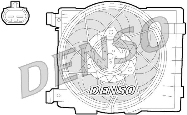 DENSO Ventilaator,mootorijahutus DER20015