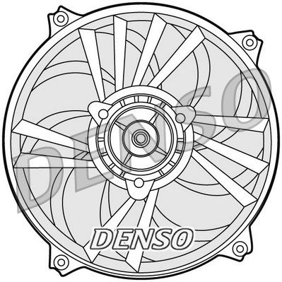 DENSO Ventilaator,mootorijahutus DER21013