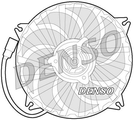 DENSO Ventilaator,mootorijahutus DER21016
