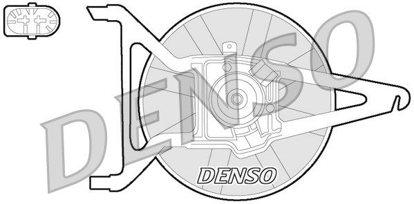DENSO Ventilaator,mootorijahutus DER21020