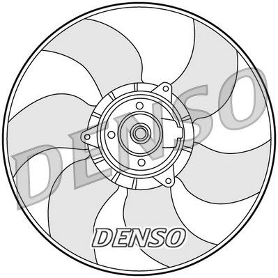 DENSO Ventilaator,mootorijahutus DER23001