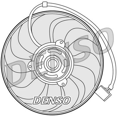 DENSO Ventilaator,mootorijahutus DER27001