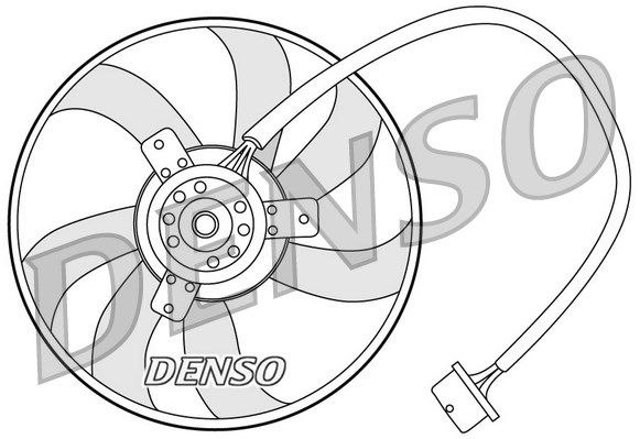 DENSO Ventilaator,mootorijahutus DER32003