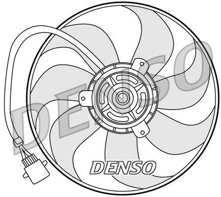 DENSO Ventilaator,mootorijahutus DER32006