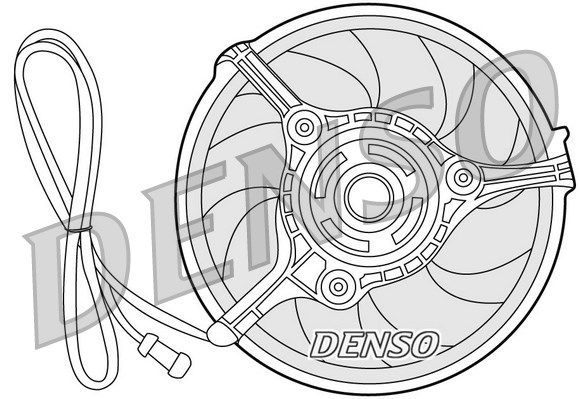 DENSO Ventilaator,mootorijahutus DER32008