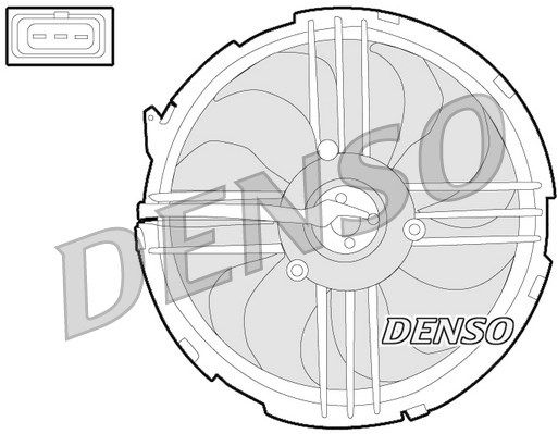 DENSO Ventilaator,mootorijahutus DER32009
