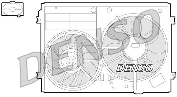 DENSO Ventilaator,mootorijahutus DER32012