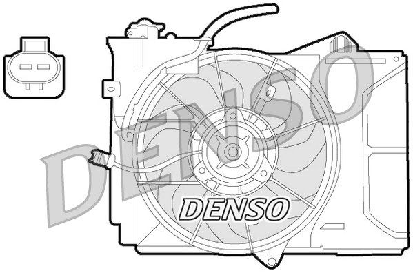 DENSO Ventilaator,mootorijahutus DER50001