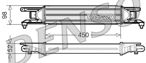 DENSO Kompressoriõhu radiaator DIT01001