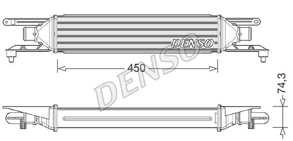DENSO Kompressoriõhu radiaator DIT01007
