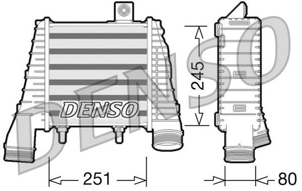 DENSO Kompressoriõhu radiaator DIT02009