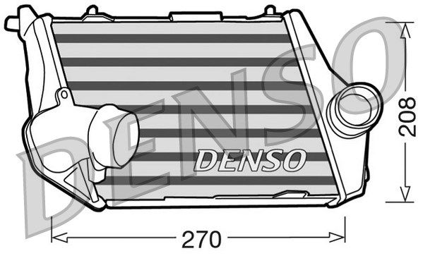 DENSO Kompressoriõhu radiaator DIT02013