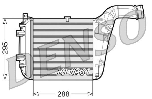 DENSO Kompressoriõhu radiaator DIT02030