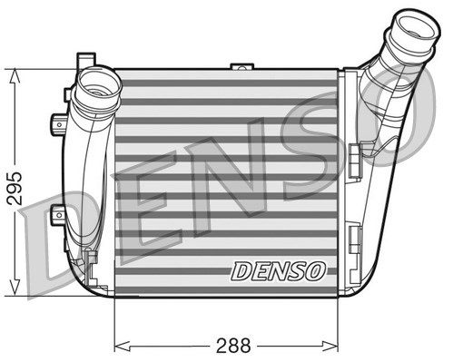 DENSO Kompressoriõhu radiaator DIT02031