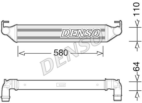 DENSO Kompressoriõhu radiaator DIT06001