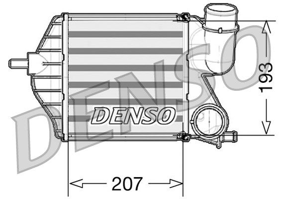 DENSO Kompressoriõhu radiaator DIT09102