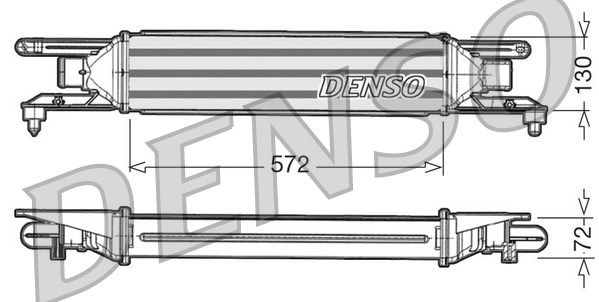 DENSO Kompressoriõhu radiaator DIT09105