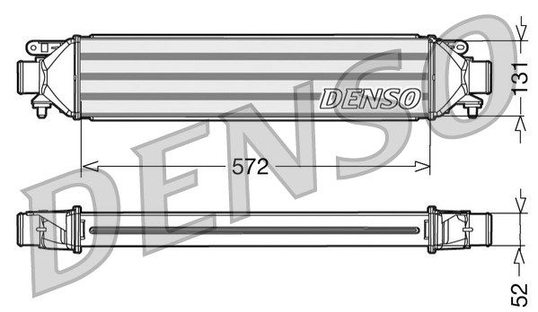 DENSO Kompressoriõhu radiaator DIT09107