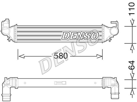 DENSO Kompressoriõhu radiaator DIT09117