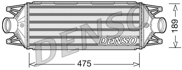 DENSO Kompressoriõhu radiaator DIT12002