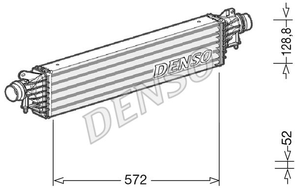 DENSO Kompressoriõhu radiaator DIT20007