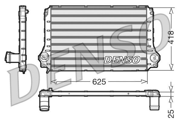 DENSO Kompressoriõhu radiaator DIT50003