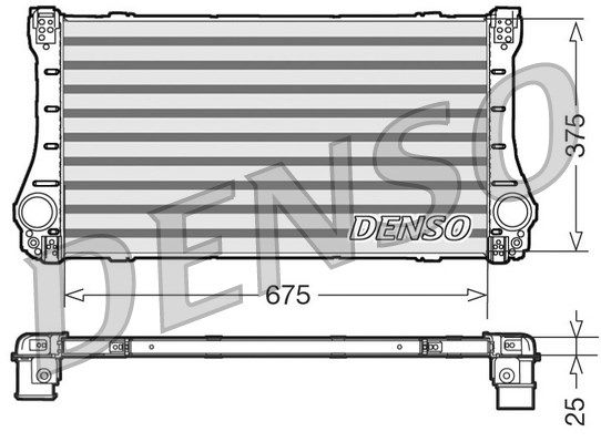 DENSO Интеркулер DIT50005