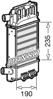 DENSO Kompressoriõhu radiaator DIT50012