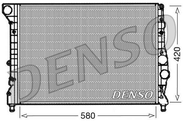 DENSO Radiaator,mootorijahutus DRM01001