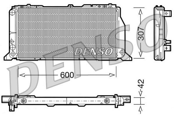 DENSO Radiaator,mootorijahutus DRM02013