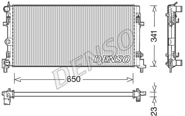 DENSO Radiaator,mootorijahutus DRM02015