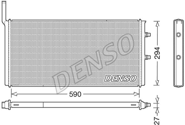 DENSO Radiaator,mootorijahutus DRM05009