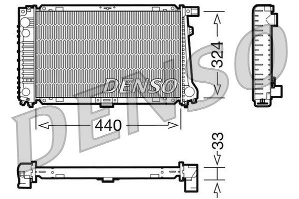 DENSO Радиатор, охлаждение двигателя DRM05032