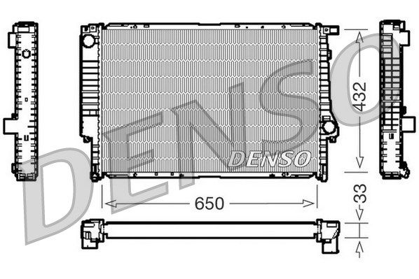 DENSO Radiaator,mootorijahutus DRM05066