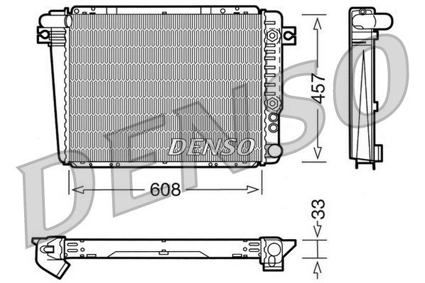 DENSO Radiaator,mootorijahutus DRM05071