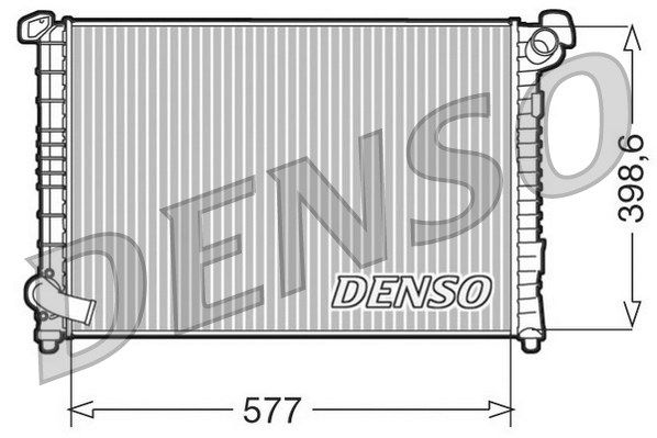 DENSO Радиатор, охлаждение двигателя DRM05101