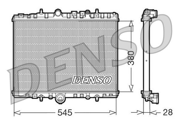 DENSO Radiaator,mootorijahutus DRM07056