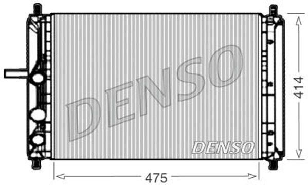 DENSO Radiaator,mootorijahutus DRM09033