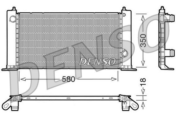 DENSO Radiaator,mootorijahutus DRM09121