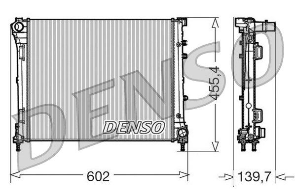DENSO Radiaator,mootorijahutus DRM09162