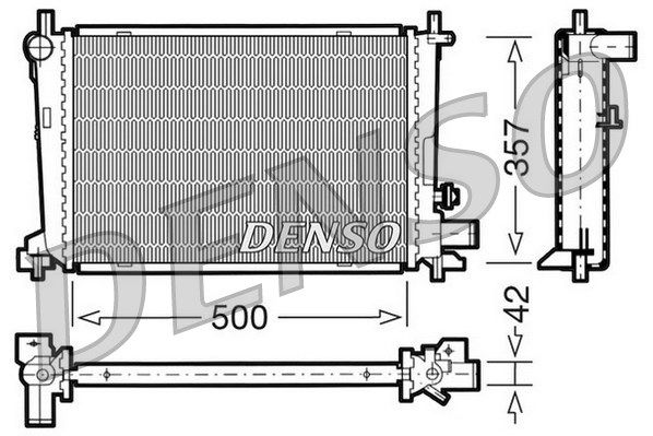 DENSO Radiaator,mootorijahutus DRM10040
