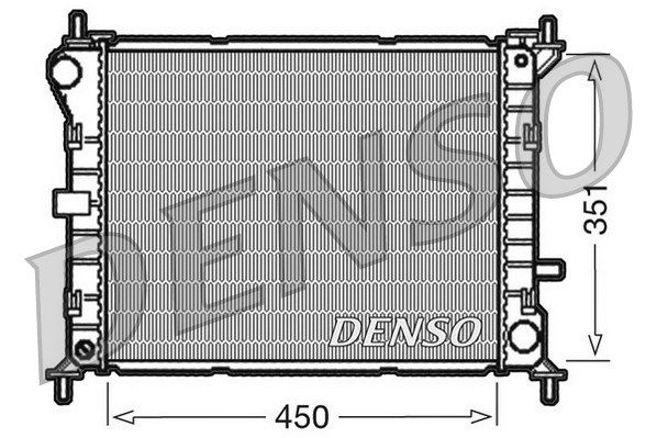 DENSO Радиатор, охлаждение двигателя DRM10050