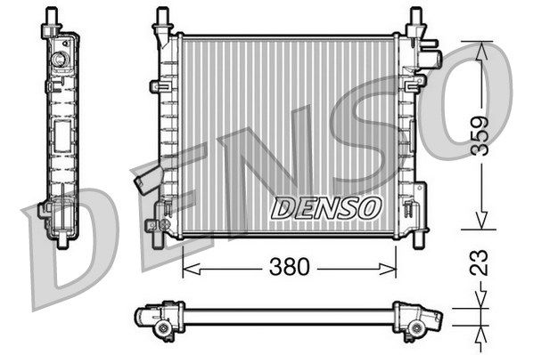 DENSO Radiaator,mootorijahutus DRM10062