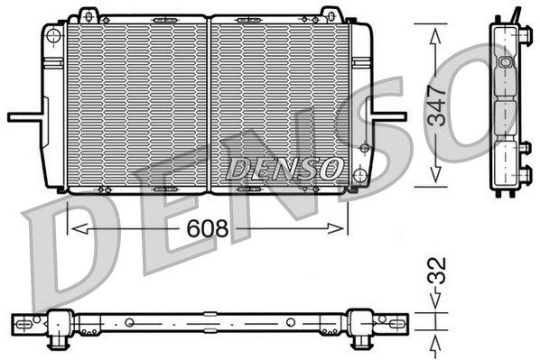 DENSO Radiaator,mootorijahutus DRM10080