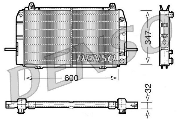 DENSO Radiaator,mootorijahutus DRM10084